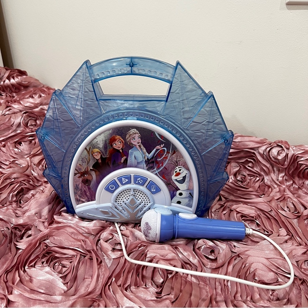 Disney Frozen 2 Sing-Along Boombox Toy Music Players with Lights For Kids 3 Year